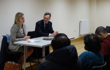 Matthew Offord MP with Justine Greening MP